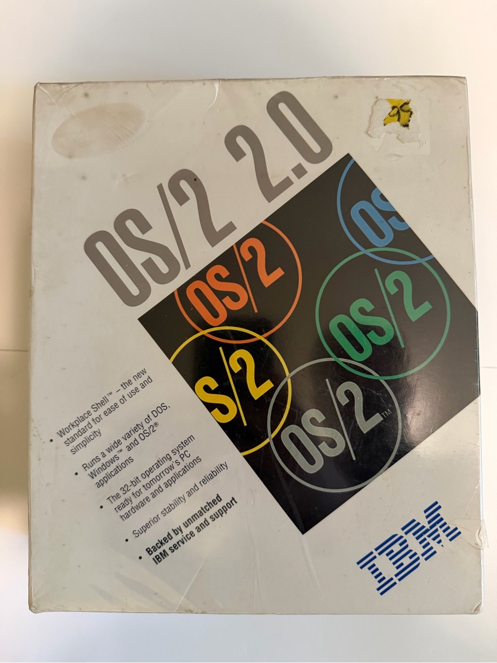 Vintage IBM OS/2 2.0 Operating System 3.5” Diskettes Factory Sealed 1992